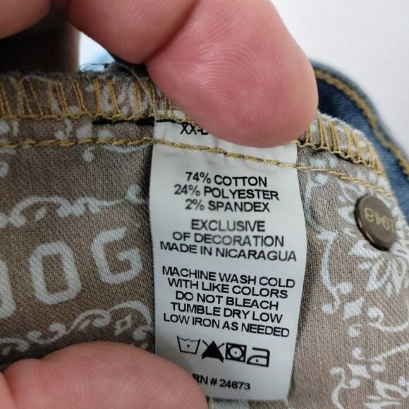 Devil Dog Jeans Mens Size 32x32 Blue Taper Sanforized Stretch Light Wash DD1001 - Picture 13 of 16